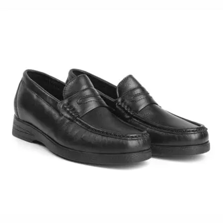 Pair of comfortable women's shoes, in black, model 5224 Noe V2