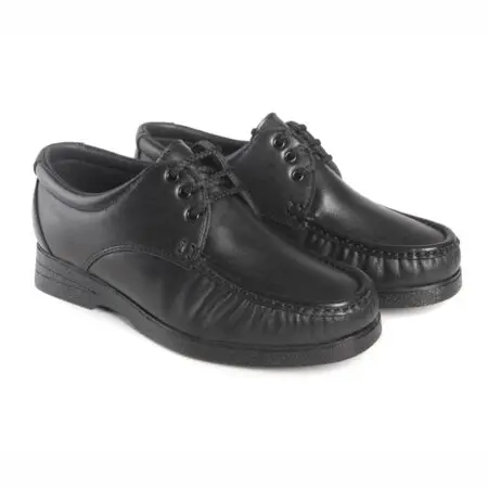 Par de zapatos cómodos de mujer con cordón de color negro, modelo 5227 Noe V2