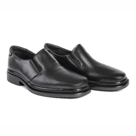 Elegant black loafer, model 5709 V2