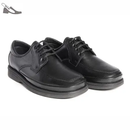 Pair of black blucher shoes, model 5748 V2