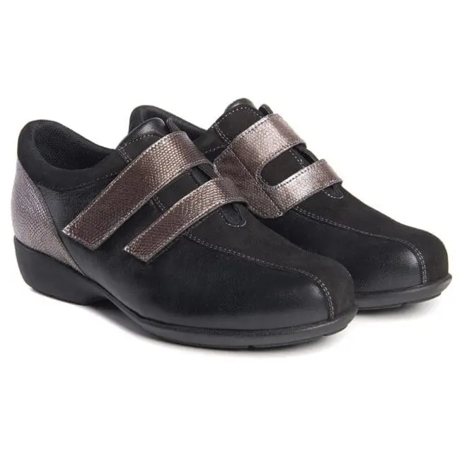 Comfortable women's shoe Special Width and velcro 6487-H | Pinoso's