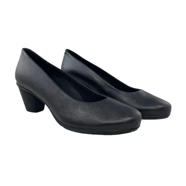 Zapatos de tacón cómodos para mujer, en negro, modelo 6865  V2