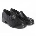 Pair of comfortable women's kiowa type shoes, black, model 5226 Mayo V2