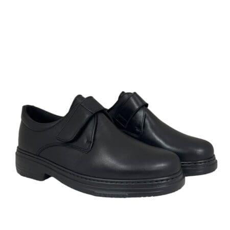 Chaussures noires confortables pour homme, avec fermeture velcro, modèle 5479-H Clink
