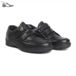 Pair of men's sports shoes with special width, colour black, model 6359-H V2