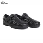 Pair of comfortable men's sandals, black, model 7517-H V2