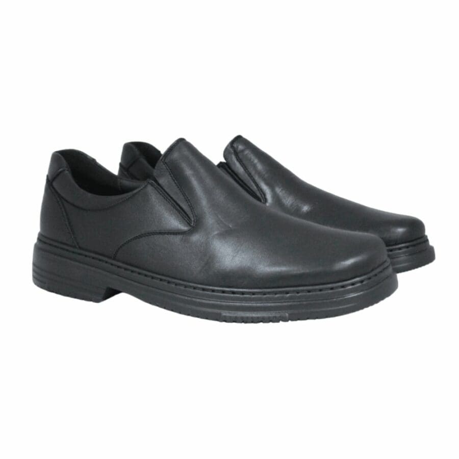 Pair of ballet flat shoes for men, in colour black, model 5985 V2
